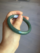 Load image into Gallery viewer, 59.9mm Certified Type A 100% Natural dark green/blue/gray/black Guatemala Jadeite jade bangle AY89-5760
