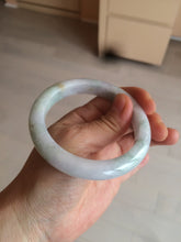 Load image into Gallery viewer, 56.8mm Certified Type A 100% Natural yellow/purple/green(FU LU SHOU) Jadeite Jade bangle AC87-0747
