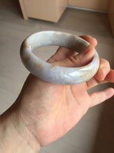 Load image into Gallery viewer, 59mm Certified Type A 100% Natural light purple yellow jadeite jade bangle BM100-4475