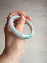 Load image into Gallery viewer, 55.2mm Certified Type A 100% Natural sunny green/light purple Jadeite Jade bangle BM27-0795