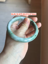 Load image into Gallery viewer, 53-62mm Certified type A 100% Natural deep mottled green green/yellow/brown jungle camouflage color Jadeite bangle group GL29