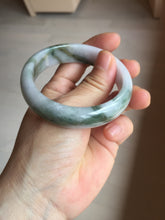 Load image into Gallery viewer, 54mm Certified Type A 100% Natural dark green purple(苏堤绕绿) Jadeite Jade bangle PC103-9161