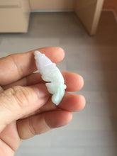 Load image into Gallery viewer, 100% Natural green/dark green/yellow/purple jadeite jade 3D fish Pendant group BF154