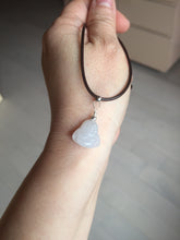 Load image into Gallery viewer, 100% Natural type A icy watery dark green/light green/yellow/white small happy Buddha (拇指佛) jadeite Jade pendant group AU18