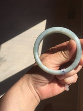 Load image into Gallery viewer, 53.5mm certified 100% natural type A light green white blue jadeite jade bangle BQ22-3791