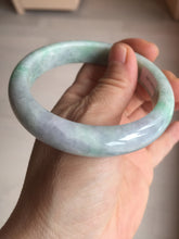 Load image into Gallery viewer, 59mm Certified Type A 100% Natural sunny green purple Jadeite Jade bangle BP40-1180