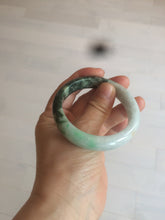 Load image into Gallery viewer, 51 mm Certified Type A 100% Natural fresh sunny green/white Jadeite Jade AX11-1655