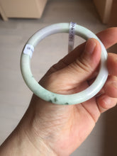 Load image into Gallery viewer, 57mm certified Type A 100% Natural green purple Jadeite Jade bangle PC40-4033