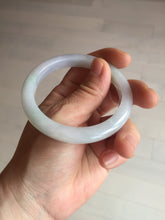 Load image into Gallery viewer, 54.7mm certified type A100% Natural green purple Jadeite Jade bangle BM35-0251