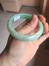 Load image into Gallery viewer, 52.9mm certified 100% natural Type A sunny green jadeite jade bangle PB163-4653