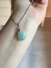 Load image into Gallery viewer, 100% natural type A icy watery sunny green purple dark green blessed melon (福瓜) Jadeite Jade pendant group PC125 Add on item. Not sale alone.