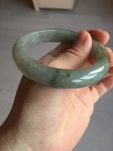 Load image into Gallery viewer, 56.2mm certified Type A 100% Natural green/red/gray/purple (FU LU SHOU) Jadeite Jade bangle BL78-8659