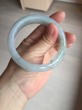 Load image into Gallery viewer, 56mm Certified Type A 100% Natural icy watery light green purple jadeite Jade bangle BK124-3398