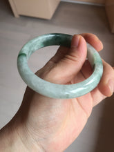 Load image into Gallery viewer, 57mm 100% natural Type A sunny green white purple jadeite jade bangle BN5-8234