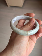 Load image into Gallery viewer, 56.5mm Certified Type A 100% Natural light purple green yellow jadeite Jade bangle BS23-4063