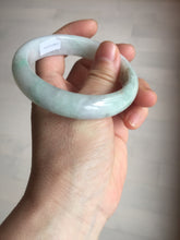 Load image into Gallery viewer, 56.5mm 100% natural type A green/white/purple/red (FU LU SHOU) jadeite jade bangle BP54-0621