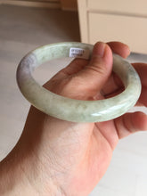 Load image into Gallery viewer, 61.5mm Certified Type A 100% Natural white/light purple/green Jadeite Jade bangle BF122-1926