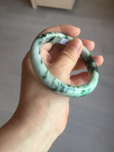 Load image into Gallery viewer, 60mm certified Type A 100% Natural sunny green dark green brown Jadeite Jade bangle AA46-3274