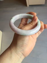 Load image into Gallery viewer, 59.5mm certified Type A 100% Natural light green sunny green red light purple Jadeite Jade bangle BF146-8461