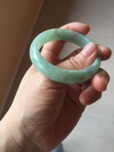 Load image into Gallery viewer, 50.5mm certified 100% natural Type A sunny green oval jadeite jade bangle PC21-0169
