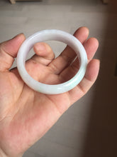 Load image into Gallery viewer, 54mm Certified type A 100% Natural light green purple white Jadeite bangle BP170-1055