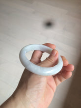 Load image into Gallery viewer, 57mm certified 100% natural type A light green/white jadeite jade bangle AX83-5063