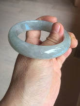 Load image into Gallery viewer, 53.4mm Certified Type A 100% Natural icy watery light green purple jadeite Jade bangle BK122-3397