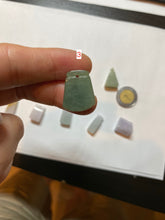 Load image into Gallery viewer, 100% Natural sunny green/purple scale weight safety guidance jadeite Jade pendant Q124