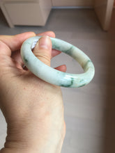 Load image into Gallery viewer, 57.7mm certified Type A 100% Natural light green/red/white Jadeite Jade bangle BP17-8109