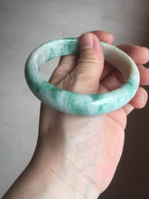 Load image into Gallery viewer, 59.2mm Certified Type A 100% Natural green purple Jadeite Jade bangle S86-7051