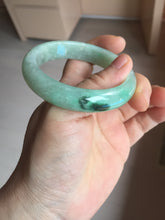 Load image into Gallery viewer, 52.9mm certified 100% natural Type A sunny green jadeite jade bangle PB163-4653