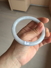 Load image into Gallery viewer, 57.8mm certified 100% natural type A green/purple/brown round cut jadeite jade bangle AJ74-8591