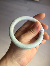 Load image into Gallery viewer, 54.5mm Certified Type A 100% Natural light green purple yellow round cut Jadeite Jade bangle GL48-8-4051