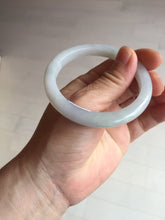 Load image into Gallery viewer, 54.6mm Certified 100% natural Type A white/green/purple jadeite jade bangle AM33-0255