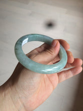 Load image into Gallery viewer, 56.8mm 100% natural Type A icy watery green  jadeite jade bangle AX51-7558