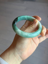Load image into Gallery viewer, 57.6mm certified type A 100% Natural apple green/dark green jadeite jade bangle AX128-5220