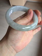 Load image into Gallery viewer, 56mm Certified Type A 100% Natural icy watery light green purple jadeite Jade bangle BK124-3398