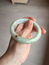 Load image into Gallery viewer, 55.4mm certified Type A 100% Natural green/yellow/purple/red Jadeite Jade bangle BM91-9786