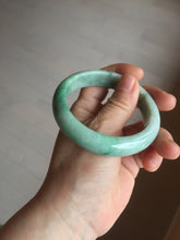 Load image into Gallery viewer, 55.8mm Certified 100% natural Type A sunny green jadeite jade bangle BM75-4431
