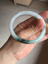 Load image into Gallery viewer, 51.5mm certified Type A 100% Natural sunny green purple oval Jadeite Jade bangle BN43-5137