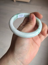 Load image into Gallery viewer, 53mm Certified Type A 100% Natural sunny green white(白底青) Jadeite Jade bangle BP41-3176