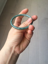 Load image into Gallery viewer, 53.2mm Certified Type A 100% Natural light green/blue slim round cut Guatemala Jadeite bangle BS61-4632