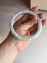 Load image into Gallery viewer, 61.5mm Certified Type A 100% Natural white/light purple/green Jadeite Jade bangle BF120-1933