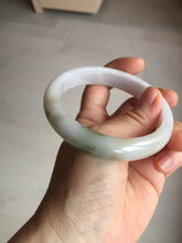 Load image into Gallery viewer, 57.5mm certified Type A 100% Natural dark green purple yellow brown white(FU LU SHOU) Jadeite Jade bangle Y159-3003