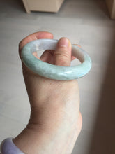 Load image into Gallery viewer, 56.5mm certified 100% natural Type A light green purple red(FU LU SHOU) jadeite jade bangle PC136-9157