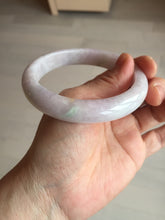 Load image into Gallery viewer, 60mm Certified Type A 100% Natural sunny green/white/purple Jadeite Jade bangle BL4-0367