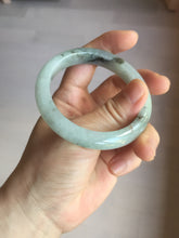 Load image into Gallery viewer, 52.3mm certified 100% natural Type A icy watery dark green jadeite jade bangle AH103-4490