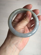 Load image into Gallery viewer, 57mm Certificated 100% natural type A light green/gray/black jadeite jade bangle BP53-5969