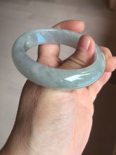 Load image into Gallery viewer, 53.4mm Certified Type A 100% Natural icy watery light green purple jadeite Jade bangle BK122-3397