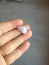 Load image into Gallery viewer, Type A 100% Natural green white purple 3D Jadeite conch pendant PD188